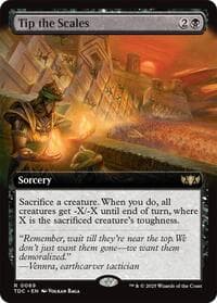 Tip the Scales (Extended Art) - Commander: Tarkir: Dragonstorm - Magic: The Gathering card