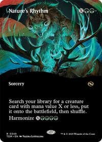Nature's Rhythm (Borderless) - Tarkir: Dragonstorm - Magic: The Gathering card
