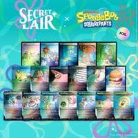 Secret Lair Drop: Our Boss is on Vacation Superdrop: Spongebob Squarepants Bundle - Rainbow Foil Edition - Secret Lair Drop Series - Magic: The Gathering card