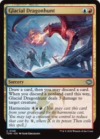 Glacial Dragonhunt - Tarkir: Dragonstorm - Magic: The Gathering card