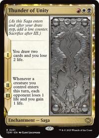 Thunder of Unity - Tarkir: Dragonstorm - Magic: The Gathering card