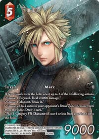Cloud (Full Art) - Tears of the Planet - Final Fantasy TCG card
