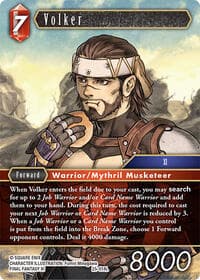 Volker - Tears of the Planet - Final Fantasy TCG card