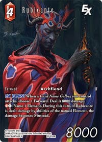Rubicante EX (Full Art) - Tears of the Planet - Final Fantasy TCG card