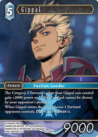 Gippal - Tears of the Planet - Final Fantasy TCG card