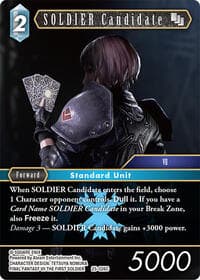 SOLDIER Candidate (25-026C) - Tears of the Planet - Final Fantasy TCG card