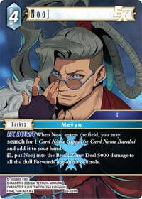 Nooj EX - Tears of the Planet - Final Fantasy TCG card