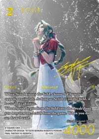 Aerith (Full Art Signature) - Tears of the Planet - Final Fantasy TCG card