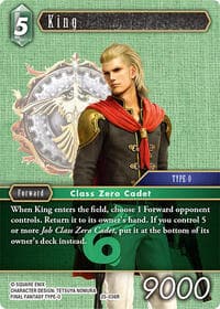 King - Tears of the Planet - Final Fantasy TCG card