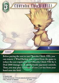 Chocobo Chick (VII) - Tears of the Planet - Final Fantasy TCG card