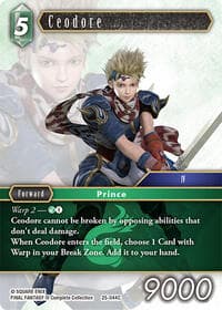 Ceodore - Tears of the Planet - Final Fantasy TCG card