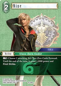 Nine - Tears of the Planet - Final Fantasy TCG card