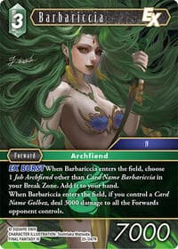 Barbariccia EX - Tears of the Planet - Final Fantasy TCG card