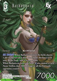 Barbariccia EX (Full Art) - Tears of the Planet - Final Fantasy TCG card