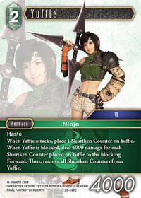 Yuffie - Tears of the Planet - Final Fantasy TCG card