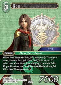Rem - Tears of the Planet - Final Fantasy TCG card
