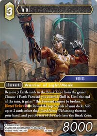 Wol - Tears of the Planet - Final Fantasy TCG card