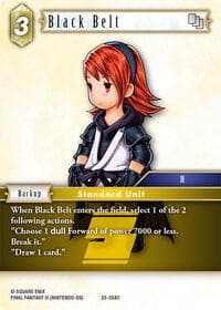 Black Belt - Tears of the Planet - Final Fantasy TCG card