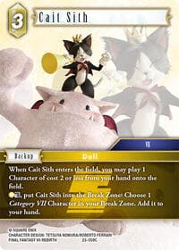 Cait Sith - Tears of the Planet - Final Fantasy TCG card