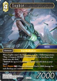 Sophie - Tears of the Planet - Final Fantasy TCG card