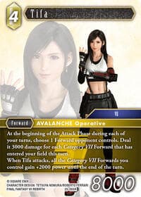 Tifa - Tears of the Planet - Final Fantasy TCG card
