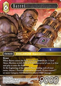 Barret - Tears of the Planet - Final Fantasy TCG card