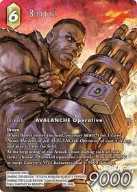 Barret (Full Art) - Tears of the Planet - Final Fantasy TCG card