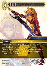 Rikku - Tears of the Planet - Final Fantasy TCG card