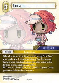 Luca - Tears of the Planet - Final Fantasy TCG card