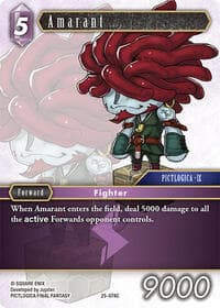 Amarant - Tears of the Planet - Final Fantasy TCG card