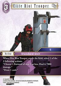 Elite Riot Trooper - Tears of the Planet - Final Fantasy TCG card