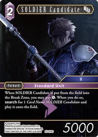 SOLDIER Candidate (25-079C) - Tears of the Planet - Final Fantasy TCG card