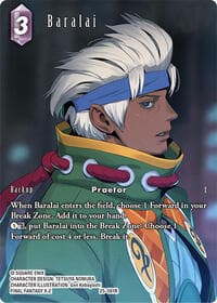 Baralai (Full Art) - Tears of the Planet - Final Fantasy TCG card