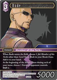 Rude - Tears of the Planet - Final Fantasy TCG card
