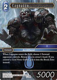 Cagnazzo - Tears of the Planet - Final Fantasy TCG card