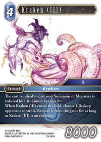 Kraken (III) - Tears of the Planet - Final Fantasy TCG card