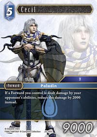 Cecil - Tears of the Planet - Final Fantasy TCG card
