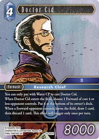 Doctor Cid - Tears of the Planet - Final Fantasy TCG card