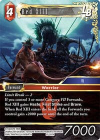 Red XIII LB - Tears of the Planet - Final Fantasy TCG card