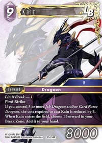 Kain LB - Tears of the Planet - Final Fantasy TCG card