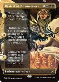 Revival of the Ancestors (Borderless) - Tarkir: Dragonstorm - Magic: The Gathering card