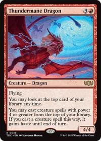 Thundermane Dragon - Commander: Tarkir: Dragonstorm - Magic: The Gathering card