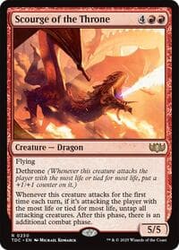 Scourge of the Throne - Commander: Tarkir: Dragonstorm - Magic: The Gathering card