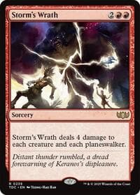 Storm's Wrath - Commander: Tarkir: Dragonstorm - Magic: The Gathering card