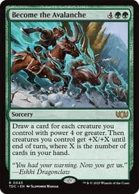 Become the Avalanche - Commander: Tarkir: Dragonstorm - Magic: The Gathering card