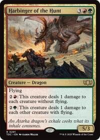 Harbinger of the Hunt - Commander: Tarkir: Dragonstorm - Magic: The Gathering card