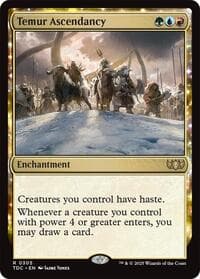 Temur Ascendancy - Commander: Tarkir: Dragonstorm - Magic: The Gathering card