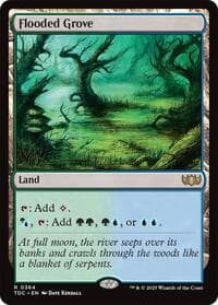 Flooded Grove - Commander: Tarkir: Dragonstorm - Magic: The Gathering card