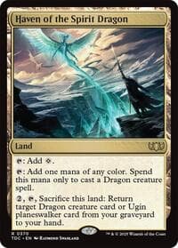 Haven of the Spirit Dragon - Commander: Tarkir: Dragonstorm - Magic: The Gathering card