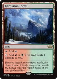 Karplusan Forest - Commander: Tarkir: Dragonstorm - Magic: The Gathering card